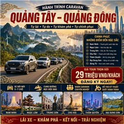 Tour Caravan Nam Ninh –  Chu Hải - Thâm Quyến 7 ngày 6 đêm